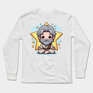 Cute Moses Cartoon Long Sleeve T-Shirt